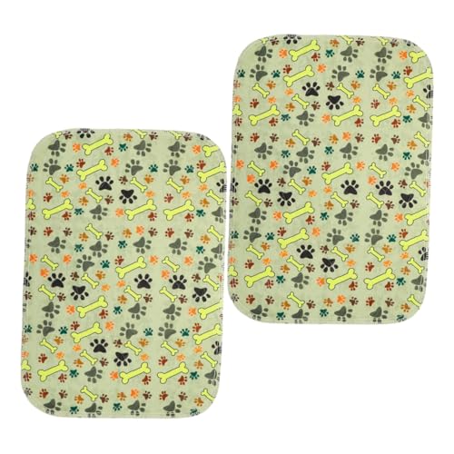 HAPINARY 2er-Pack Waschbare Haustier-PIPI-Pads Große Hunde-Pads für Das Welpentraining Auslaufsicher Saugfähig Weich Bequem Wiederverwendbar für Hunde und Katzen HAPINARY 2er-Pack Waschbare Haustier-PIPI-Pads Große Hunde-Pads für Das Welpentraining Auslaufsicher Saugfähig Weich Bequem Wiederverwendbar für Hunde und Katzen von HAPINARY