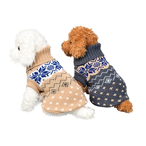 HAPINARY Kleider 2st Warmes Kostüm Für Hund Pullover Hundekleidung Welpen-Outfits von HAPINARY