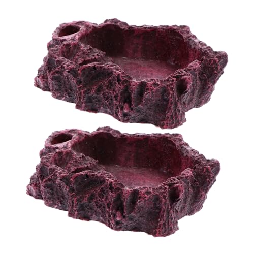 HAPINARY Futternapf-Set für Reptilien Eidechsen Geckos Schildkröten Schüssel Reptilienschale Ornament in Natursteinform für Das Zuhause Von Haustieren HAPINARY Futternapf-Set für Reptilien Eidechsen Geckos Schildkröten Schüssel Reptilienschale Ornament in Natursteinform für Das Zuhause Von Haustieren von HAPINARY