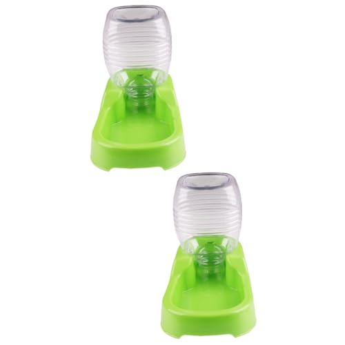 HAPINARY 2st Wasserspender Für Hunde Futterautomat Für Welpen Hundefutterspender Kleiner Hundewassernapf Automatischer Futterspender Für Katzen Hund Wasserflasche Haustiersachen Green HAPINARY 2st Wasserspender Für Hunde Futterautomat Für Welpen Hundefutterspender Kleiner Hundewassernapf Automatischer Futterspender Für Katzen Hund Wasserflasche Haustiersachen Green von HAPINARY