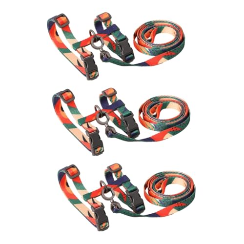 HAPINARY 3 STK H-typ Katzen Schlepp Seil Halsbandleine Für Haustiere Zugband Für Katzen Kätzchenleine Seil Für Katzengeschirr Erdfarbene Leine Hundegeschirr Hundeleine Colorful Pom-Material HAPINARY 3 STK H-typ Katzen Schlepp Seil Halsbandleine Für Haustiere Zugband Für Katzen Kätzchenleine Seil Für Katzengeschirr Erdfarbene Leine Hundegeschirr Hundeleine Colorful Pom-Material von HAPINARY