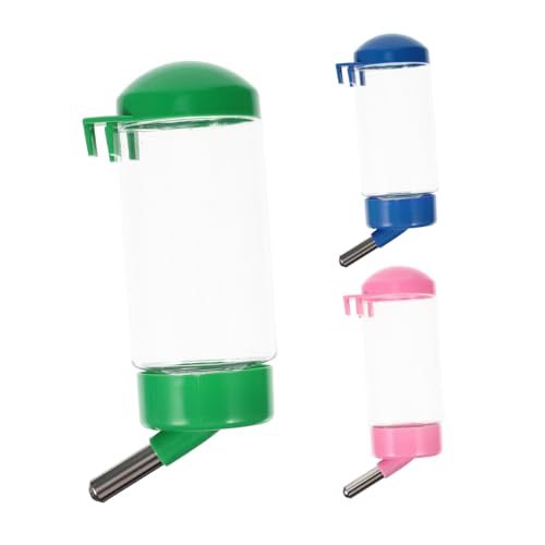 HAPINARY Futterspender für Hamster automatisch 3er-Pack auslaufsicherer Wasserspender für Haustiere zum Aufhängen tragbar Kunststoff für Kaninchen Katzen Hunde HAPINARY Futterspender für Hamster automatisch 3er-Pack auslaufsicherer Wasserspender für Haustiere zum Aufhängen tragbar Kunststoff für Kaninchen Katzen Hunde von HAPINARY