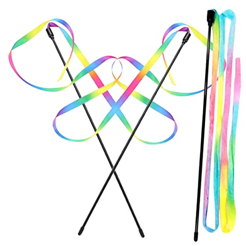 HAPINARY 3 Stück Teiliges Interaktives Katzenspielzeug Bunte Katzenangel Sticks Lustiges Katzen Teaser für Mehr Bewegung und Stressabbau bei Katzen Zuhause von HAPINARY