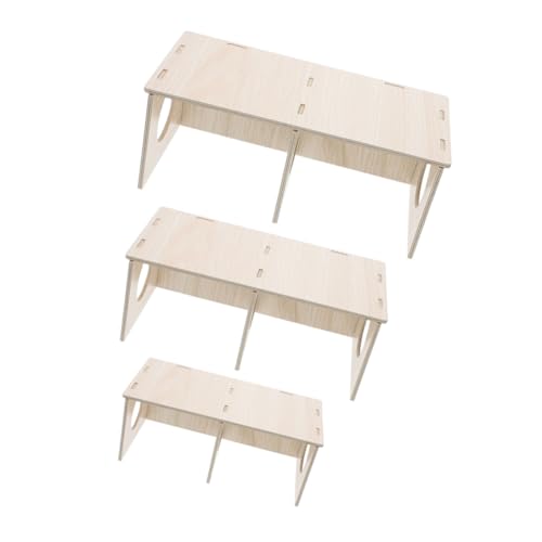 HAPINARY 3stücke Hamsterhaus Aus Naturholz Für Kleine Haustiere Mehrkammer-hamsterversteck Mit Klettermöglichkeit Für Hamster Und Igel HAPINARY 3stücke Hamsterhaus Aus Naturholz Für Kleine Haustiere Mehrkammer-hamsterversteck Mit Klettermöglichkeit Für Hamster Und Igel von HAPINARY