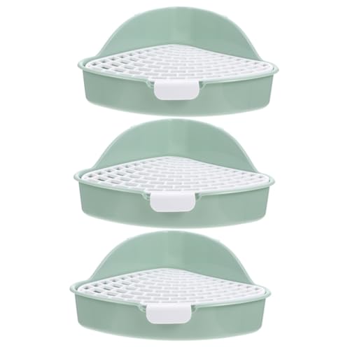 HAPINARY 3 Teilige Box Kaninchentoilette Käfig Hamstertoilette Hamstertöpfchentrainer Häschen Reinigungsausrüstung Kaninchentöpfchen Ecktoilette Für Kleine Haustiere HAPINARY 3 Teilige Box Kaninchentoilette Käfig Hamstertoilette Hamstertöpfchentrainer Häschen Reinigungsausrüstung Kaninchentöpfchen Ecktoilette Für Kleine Haustiere von HAPINARY
