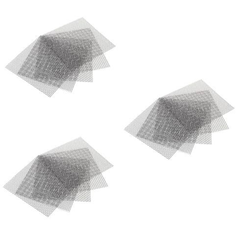 HAPINARY 3 Sets Aquarium- Drahtgeflecht-pad Für Lebendes Moos Und Graspflanzen Festes Netz Edelstahlgeflecht 8 X 8 cm Silber 10 Stück * 3 HAPINARY 3 Sets Aquarium- Drahtgeflecht-pad Für Lebendes Moos Und Graspflanzen Festes Netz Edelstahlgeflecht 8 X 8 cm Silber 10 Stück * 3 von HAPINARY