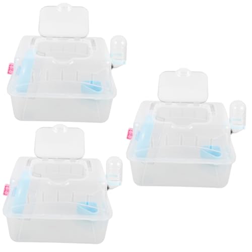 HAPINARY 3 Stücke Tragbare Tier Träger Tasche Meerschweinchen Träger Für Hamster Reise Käfig von HAPINARY