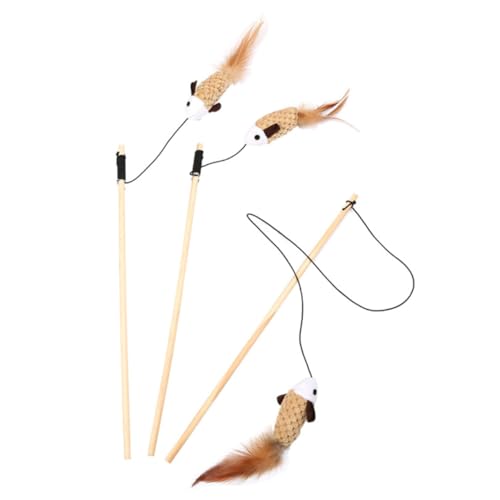HAPINARY Lustiges Spielzeug-Set 3er-Pack Interaktives Spielzeug Für Haustiere Plüsch-Katzen-Teaser-Spielzeug HAPINARY Lustiges Spielzeug-Set 3er-Pack Interaktives Spielzeug Für Haustiere Plüsch-Katzen-Teaser-Spielzeug von HAPINARY