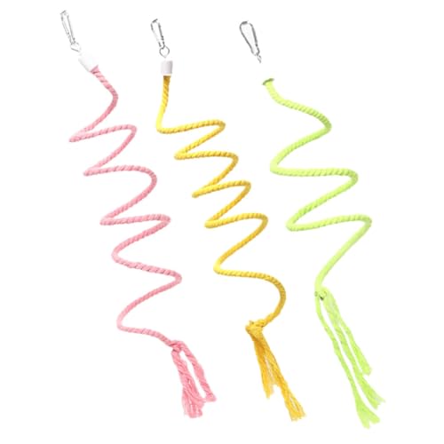 HAPINARY Papagei Kletterseil für Sittiche Vogel Schaukel Spielzeug Barsch Stehen Kletterseile Hängen Schaukel Set HAPINARY Papagei Kletterseil für Sittiche Vogel Schaukel Spielzeug Barsch Stehen Kletterseile Hängen Schaukel Set von HAPINARY