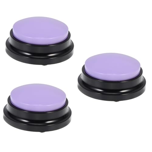 HAPINARY 3St Pet-Kommunikationstaste Welpenspielzeug kleine Hunde interaktiver Hundesummer aufzeichenbare Antwortsummer pet Supplies Dog Toy Welpenversorgung lustiger Hundeknopf Abs Violett HAPINARY 3St Pet-Kommunikationstaste Welpenspielzeug kleine Hunde interaktiver Hundesummer aufzeichenbare Antwortsummer pet Supplies Dog Toy Welpenversorgung lustiger Hundeknopf Abs Violett von HAPINARY