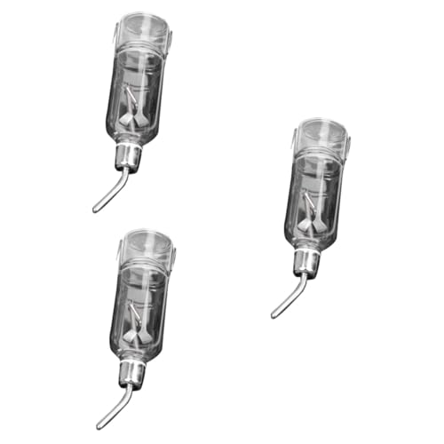 HAPINARY 3 Stück Sichere Trinkwasserflaschen Für Haustiere Automatische Wasserzufuhr Für Haustiere Für Papageien Vögel Chinchillas Meerschweinchen Größe S von HAPINARY