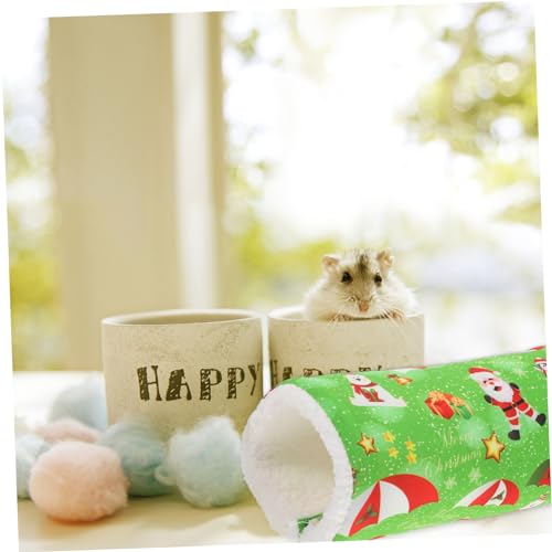 HAPINARY 3st Hamster-weihnachtsnest Hamster Hängematte Tunnelröhren Spielen Rattenschlafnest Vogelkäfig Hängematte Für Kleine Haustiere Igel Hängematte Eichhörnchen Stoff Kleine Tiere von HAPINARY