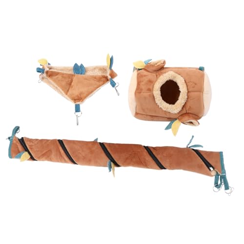 HAPINARY Hamster Schaukel Spielzeug Meerschweinchen Übung Spielzeug Plüsch Schaukel Hängematte Hängen Käfig Zubehör 3 stücke Set von HAPINARY