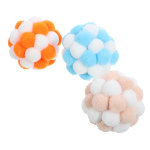 HAPINARY 3st Katzenglockenball Fellspielzeug Mit Katzenminze Kauspielzeug Für Weiche Bommelbälle Für Katzen Weiches Ballspielzeug Für Katzen Spielzeuge Kratzbaum Für Katzen Plüsch Drinnen HAPINARY 3st Katzenglockenball Fellspielzeug Mit Katzenminze Kauspielzeug Für Weiche Bommelbälle Für Katzen Weiches Ballspielzeug Für Katzen Spielzeuge Kratzbaum Für Katzen Plüsch Drinnen von HAPINARY