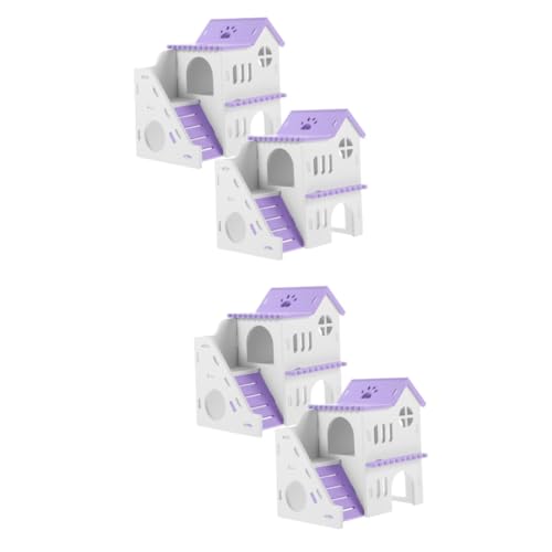 HAPINARY 4 Sätze Hamsterhöhle-loft Hamsterhaus Entzückendes Rattenhaus Hamsterversteck Im Käfig Hamsterhütte Dekoratives Rattenversteck Versteckhaus Für Meerschweinchen Hamsterverstecke PVC HAPINARY 4 Sätze Hamsterhöhle-loft Hamsterhaus Entzückendes Rattenhaus Hamsterversteck Im Käfig Hamsterhütte Dekoratives Rattenversteck Versteckhaus Für Meerschweinchen Hamsterverstecke PVC von HAPINARY