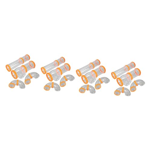HAPINARY 4 Sets Hamsterröhren Für Käfig Meerschweinchen-tunnelspielzeug Kunststoff-röhrenverbinder Einfache Für Tiere HAPINARY 4 Sets Hamsterröhren Für Käfig Meerschweinchen-tunnelspielzeug Kunststoff-röhrenverbinder Einfache Für Tiere von HAPINARY