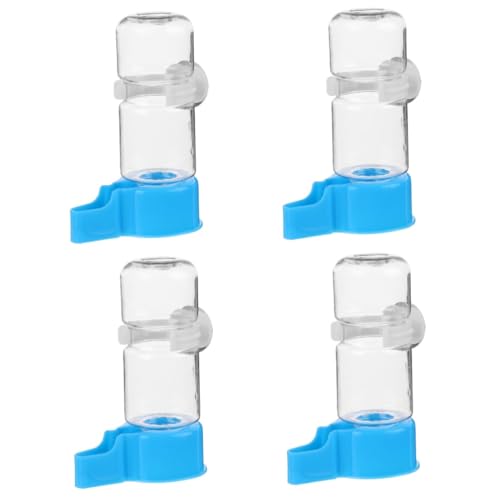 HAPINARY 4 Stück Automatischer Trinkbrunnen, Wasserhalter, Vogelkäfig Futterspender, Vogel Wasser Futterspender Für Käfig, Tauben Wassertränke, Vogel Trinkzubehör, Papageien Wasserbrunnen, von HAPINARY