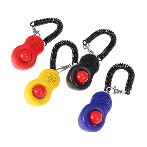 HAPINARY 4stücke Klicker-trainingsset Für Haustiere Katzen Und Hunde Mit Handschlaufe Und Elastischem Ring Wissenschaftliches Und Professionelles Design Für Effektives Training HAPINARY 4stücke Klicker-trainingsset Für Haustiere Katzen Und Hunde Mit Handschlaufe Und Elastischem Ring Wissenschaftliches Und Professionelles Design Für Effektives Training von HAPINARY