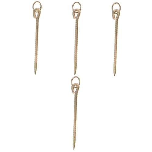 HAPINARY 4 Stück Erdspieß Außerhalb Der Schafpfähle Anbindepfahl Für Rinder Bodenspiralanker Pferdepfähle Für Den Boden Hundespikes Für Den Boden Bodenanker Hundepflock Golden Eisen HAPINARY 4 Stück Erdspieß Außerhalb Der Schafpfähle Anbindepfahl Für Rinder Bodenspiralanker Pferdepfähle Für Den Boden Hundespikes Für Den Boden Bodenanker Hundepflock Golden Eisen von HAPINARY