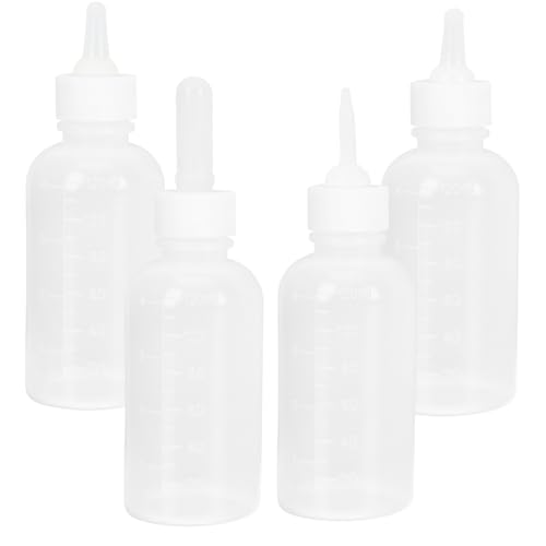 HAPINARY 4stücke Wiederverwendbare Katzenmilchflaschen Haustier-fütterungsflasche Für Kätzchen Und Welpen Aus Hochwertigem Sicheres Material Leicht Und Tragbar Für Tierernährung HAPINARY 4stücke Wiederverwendbare Katzenmilchflaschen Haustier-fütterungsflasche Für Kätzchen Und Welpen Aus Hochwertigem Sicheres Material Leicht Und Tragbar Für Tierernährung von HAPINARY