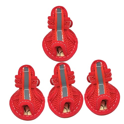HAPINARY Bequeme Hundeschuhe Für Haustierschuhe Mesh-Design Für Atmungsaktive Hundeschuhe HAPINARY Bequeme Hundeschuhe Für Haustierschuhe Mesh-Design Für Atmungsaktive Hundeschuhe von HAPINARY