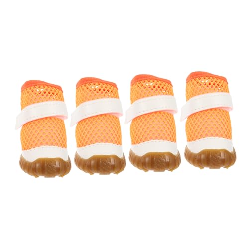 HAPINARY 4 Stück Haustierschuhe Welpenschuhe wasserdichte hundestiefel verschleißfeste Schuhe für Haustiere Hundepfotenschutz hundeschuhe pet Supplies Welpenzubehör Welpenversorgung PVC HAPINARY 4 Stück Haustierschuhe Welpenschuhe wasserdichte hundestiefel verschleißfeste Schuhe für Haustiere Hundepfotenschutz hundeschuhe pet Supplies Welpenzubehör Welpenversorgung PVC von HAPINARY