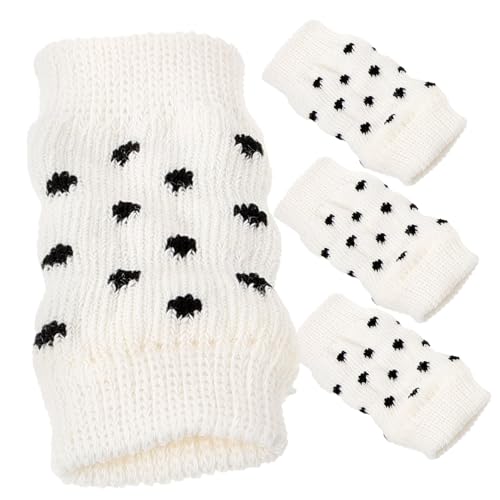 HAPINARY 4 Stück Haustiersocken, Ellenbogenschutz Für Hunde, Beinwärmer Für Hunde, Katzenbeinwärmer, Sichere Beinabdeckung, Gestrickte Beinwärmer Für Hunde, Gelenkwickel, Ärmel, von HAPINARY
