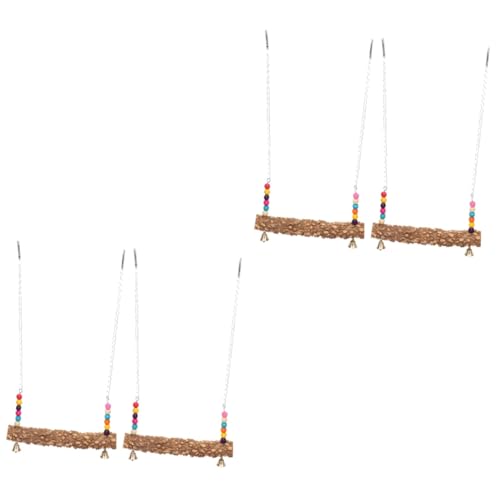 HAPINARY 4 Stück Holzschaukelspielzeug, Vogelkäfigschaukel, Hühnerschaukel, Hühnerstange Für Hühner, Vogelkäfigstäbe, Sitzstange Für Tiere, Papageien Sitzstange, Schaukel, Papageien HAPINARY 4 Stück Holzschaukelspielzeug, Vogelkäfigschaukel, Hühnerschaukel, Hühnerstange Für Hühner, Vogelkäfigstäbe, Sitzstange Für Tiere, Papageien Sitzstange, Schaukel, Papageien von HAPINARY