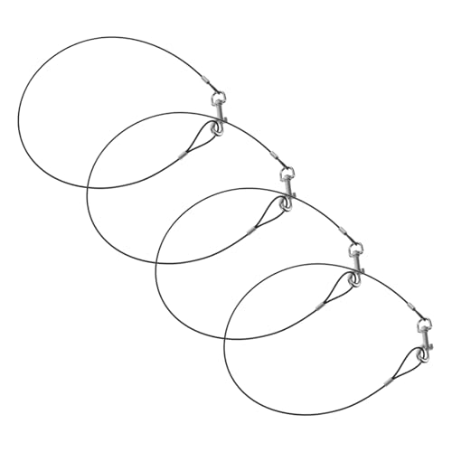HAPINARY 4 Stück Hundeleine Hundeleine Zum Laufen Metallleine Hundeleinen Für Große Hunde Leine Zum Gassigehen Mit Dem Hund Zugleine Seilleine Für Große Hunde Schwarz Stahldraht HAPINARY 4 Stück Hundeleine Hundeleine Zum Laufen Metallleine Hundeleinen Für Große Hunde Leine Zum Gassigehen Mit Dem Hund Zugleine Seilleine Für Große Hunde Schwarz Stahldraht von HAPINARY