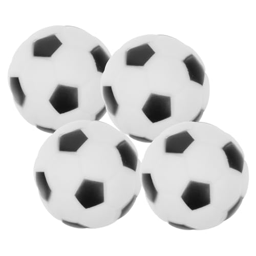 HAPINARY 4 Stück Hundespielzeugball Hunde, Die Einen Ball Hüten Kauspielzeug Für Trainingsball Für Hunde Quietschende Welpenspielzeuge Sportspielzeug Für Haustiere Gummi Puffball Fußball von HAPINARY