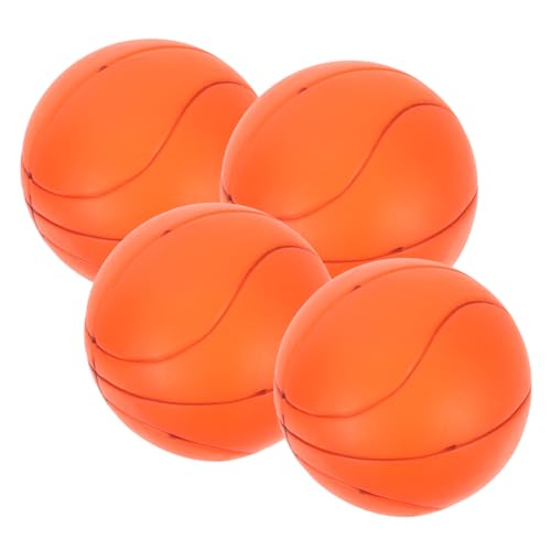 HAPINARY 4 Stück Hundespielzeugball Quietschendes Welpenspielzeug Beißspielzeug Für Hunde Hunde, Die Einen Ball Hüten Trainingsball Für Hunde Kauspielzeug Für Gummi Hündchen Draussen von HAPINARY