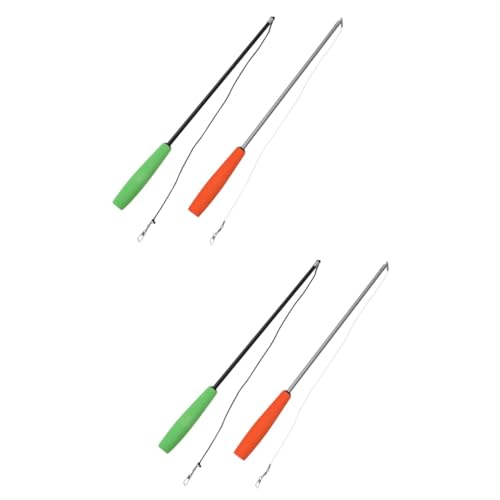 HAPINARY 4stücke Teiliges Katzenangel-Spielzeug Mit Interaktivem Stab DREI-Segment-Design Für Katzenunterhaltung Fördert Bewegung Und Stressabbau Für Aktive Katzen von HAPINARY