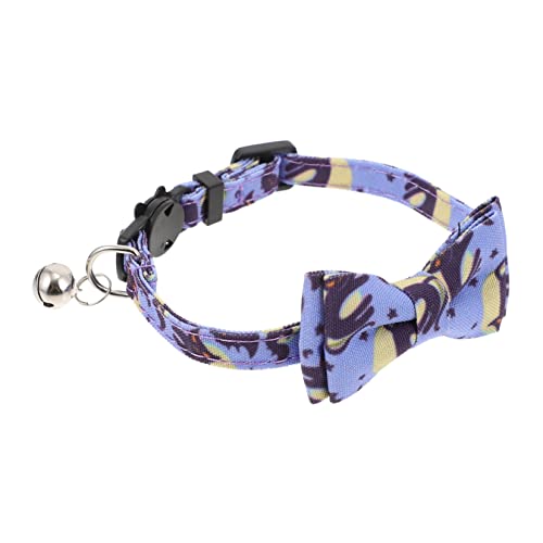 HAPINARY Halloween-Haustierhalsband-Set verstellbares Katzenhalsband süße Farben für Partys von HAPINARY