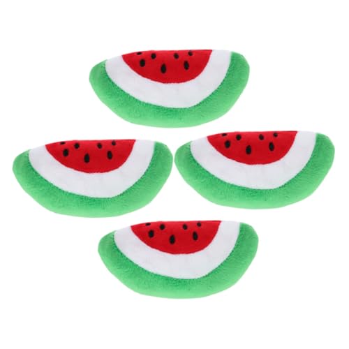 HAPINARY Wassermelonenförmiges Quietschspielzeug Für Hunde Gefülltes Plüschspielzeug Interaktives Kauspielzeug Für Welpen Und Kleine Hunde von HAPINARY