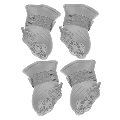HAPINARY 4stücke wasserdichte Hundestiefel Für Regen rutschfeste Haustierschuhe Bequeme Hundepfotenstiefel Aus Gummi Schützende Fußabdeckungen Für Und Wanderungen Im Freien HAPINARY 4stücke wasserdichte Hundestiefel Für Regen rutschfeste Haustierschuhe Bequeme Hundepfotenstiefel Aus Gummi Schützende Fußabdeckungen Für Und Wanderungen Im Freien von HAPINARY