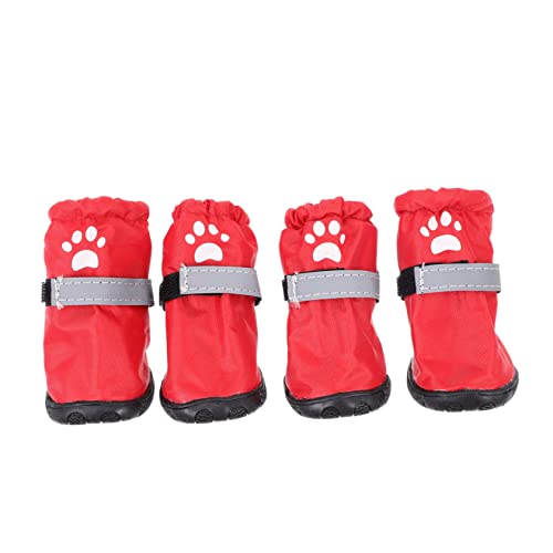 HAPINARY Hundeschuhe Nicht-Haustier-Schuhe Für Und Mittelgroße Hunde Rot Größe 5 HAPINARY Hundeschuhe Nicht-Haustier-Schuhe Für Und Mittelgroße Hunde Rot Größe 5 von HAPINARY