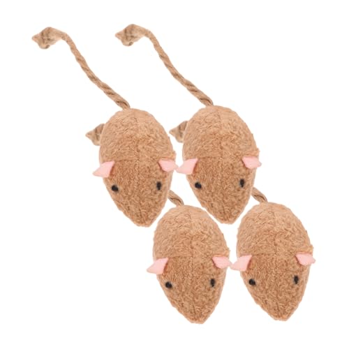 HAPINARY Weiches Plüschmaus-Ornament Für Katzen Selbstunterhaltendes Beißspielzeug Für Kätzchenwelpen HAPINARY Weiches Plüschmaus-Ornament Für Katzen Selbstunterhaltendes Beißspielzeug Für Kätzchenwelpen von HAPINARY