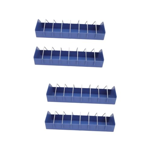 HAPINARY 4 Stück Taubentrog Utensil zum Füttern von Tauben Vogelfutter Taubenfuttertränke Vogel Wasserbecher Taubenkäfig Trog Füttern von Futterrillenschalen tauben fütterungsboxen pp Blue HAPINARY 4 Stück Taubentrog Utensil zum Füttern von Tauben Vogelfutter Taubenfuttertränke Vogel Wasserbecher Taubenkäfig Trog Füttern von Futterrillenschalen tauben fütterungsboxen pp Blue von HAPINARY