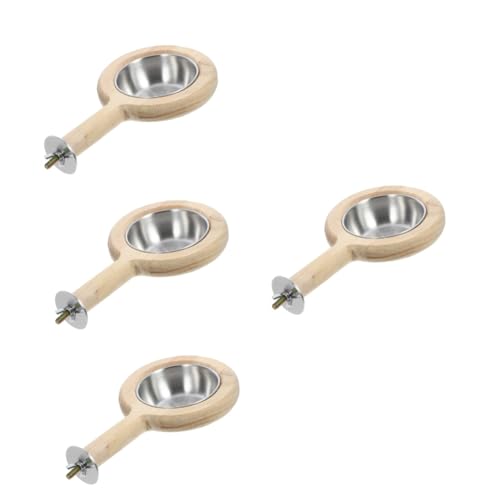 HAPINARY 4 Stücke Papagei Käfig Metall Lebensmittel Tasse Vogel Feeder Abnehmbare Vogel Feeder Für Käfig von HAPINARY