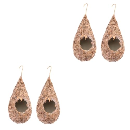 HAPINARY 2sets Rattan Vogel Nest Handwerk Stroh Vogel Nest Für Outdoor Decor 2 Stücke * 2 Zufällige Stil HAPINARY 2sets Rattan Vogel Nest Handwerk Stroh Vogel Nest Für Outdoor Decor 2 Stücke * 2 Zufällige Stil von HAPINARY
