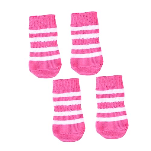 HAPINARY 4er-Pack Hundesocken Aus Strick Anti-rutsch-socken Für Haustiere Haustier-stricksocken Zum Schutz Der Pfoten HAPINARY 4er-Pack Hundesocken Aus Strick Anti-rutsch-socken Für Haustiere Haustier-stricksocken Zum Schutz Der Pfoten von HAPINARY