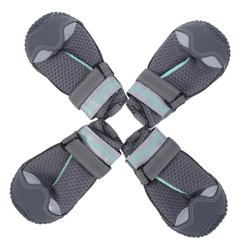 HAPINARY 4 Stück rutschfeste Hundeschuhe: Outdoor-Stiefel Für Haustiere Bei Jedem Wetter – Atmungsaktive Wanderschuhe Zum Wandern, Regen, Schlamm Und Heißem Beton HAPINARY 4 Stück rutschfeste Hundeschuhe: Outdoor-Stiefel Für Haustiere Bei Jedem Wetter – Atmungsaktive Wanderschuhe Zum Wandern, Regen, Schlamm Und Heißem Beton von HAPINARY