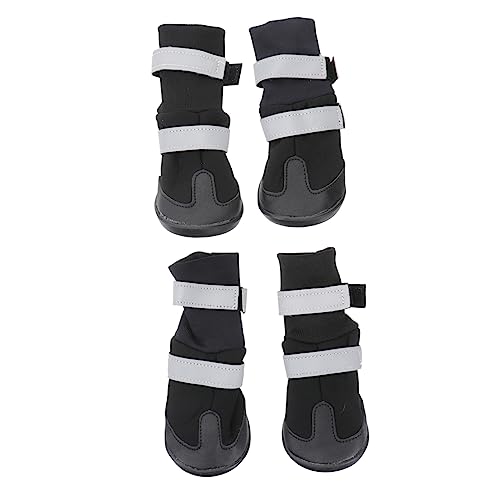 HAPINARY Socken 4 Stück Schneeschuhe Für Hunde Hundestiefel Für Kleine Hunde Haustier Hund Winter Warm Für Schnee Haustierschuhe Für Kleine Hunde Chihuahua-Schuhe Sportsocken Klassisch von HAPINARY