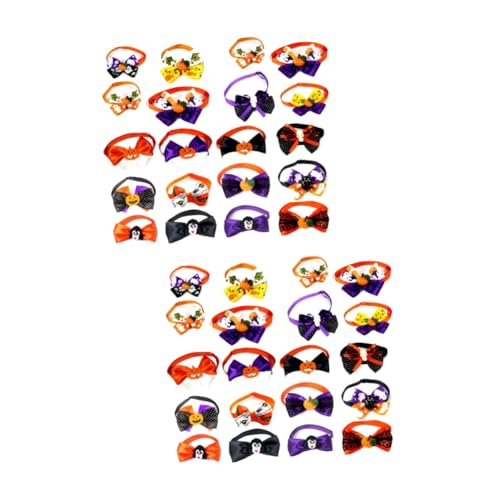 HAPINARY 2 Sets Elegante Haustier-Fliege Hundehalsband Mit Schleife Halloween Haustierbedarf Bequem Für Outdoor-aktivitäten 20 Stück * 2 HAPINARY 2 Sets Elegante Haustier-Fliege Hundehalsband Mit Schleife Halloween Haustierbedarf Bequem Für Outdoor-aktivitäten 20 Stück * 2 von HAPINARY