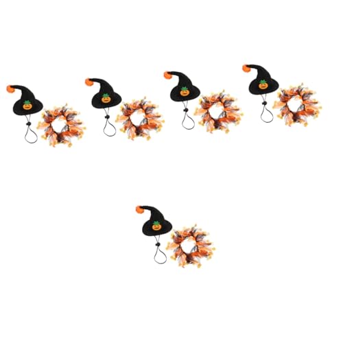 HAPINARY 5 Sets Halloween Mütze, Dekorativer Katzenschal, Haustier Halloween Kostüm, Katzenkostüme, Lustige Katzenmütze, Partygeschenk, Hundemütze, Schal, Kostüm Für Katzen, Katze, Lustige HAPINARY 5 Sets Halloween Mütze, Dekorativer Katzenschal, Haustier Halloween Kostüm, Katzenkostüme, Lustige Katzenmütze, Partygeschenk, Hundemütze, Schal, Kostüm Für Katzen, Katze, Lustige von HAPINARY