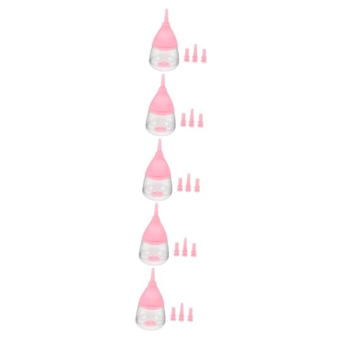 HAPINARY 5 Stück Haustierflaschen, Welpenflaschen Zum Stillen Von Kätzchen, Fütterungsflaschen, Wasserflaschen Für Hundekäfige, Wasserfütterungsflaschen, Haustier Futterflasche, Haustier von HAPINARY