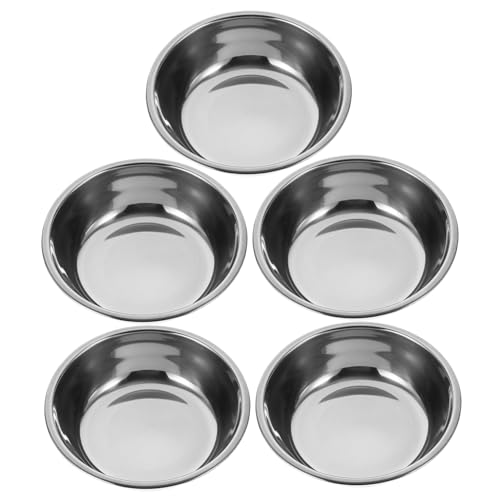 HAPINARY Katzenfutternäpfe Whisker Relief 14oz runder Edelstahl-Futternapf für Haustiere Hundefutter für den Innenbereich von HAPINARY