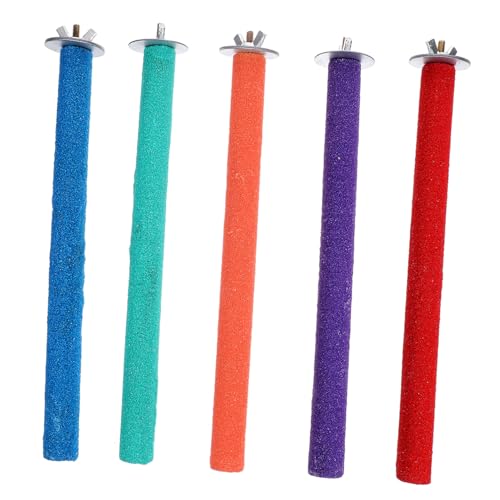 HAPINARY 5 Stücke Papagei Schleifen Stick Vogel Klettern Stehen Papagei Barsch Rau Für Käfig Zufällige Farbe HAPINARY 5 Stücke Papagei Schleifen Stick Vogel Klettern Stehen Papagei Barsch Rau Für Käfig Zufällige Farbe von HAPINARY