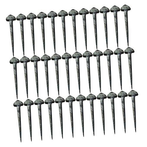 HAPINARY Kompaktes Hufeisennagel-Set 50 Stück Hufnägel auswechselbares Hufeisenzubehör für Pferde einfache Installation scharfe Abschrägung von HAPINARY