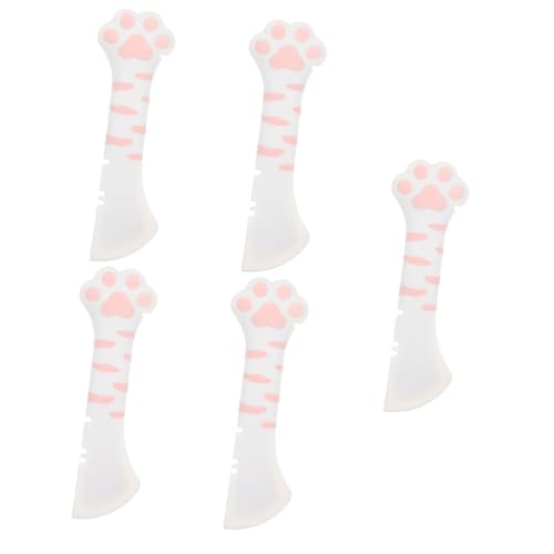 HAPINARY 5 Stücke Multi-funktionale Tiernahrung Löffel Katze Nassfutter Scoop Silikon Dosenöffner HAPINARY 5 Stücke Multi-funktionale Tiernahrung Löffel Katze Nassfutter Scoop Silikon Dosenöffner von HAPINARY